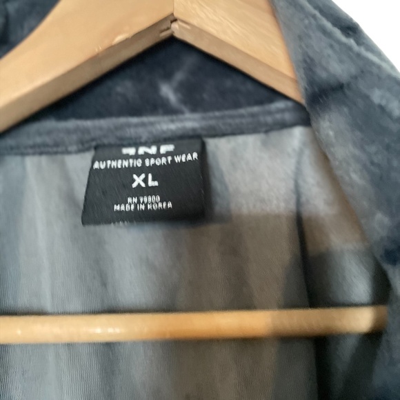 Vintage FNF Blue Velour Jacket & Pants Men's 80s Retro Sport Style Track Suit XL - Picture 8 of 8